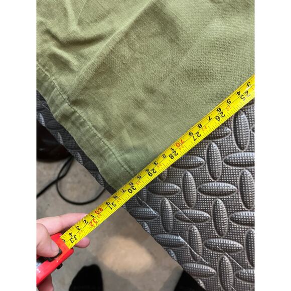 Current/Elliott The Military Cropped Camp Pants Army Green Fits Size 31 - Picture 10 of 10
